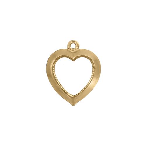 Heart w/ring - Item # SG1862R/FR - Salvadore Tool & Findings, Inc.